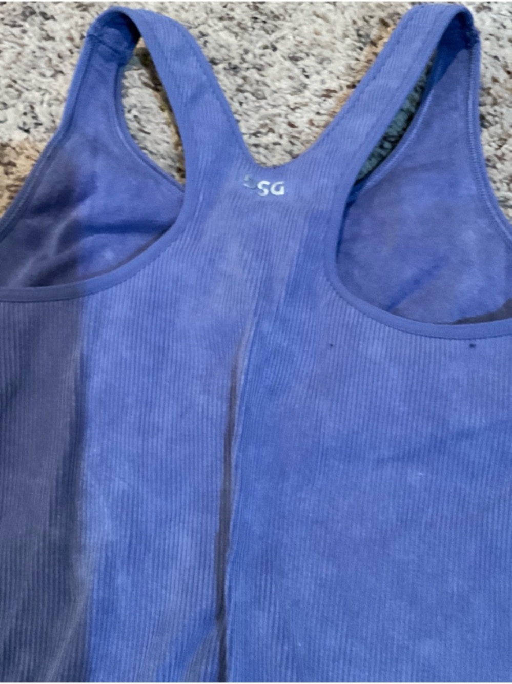 DSG Blue Racerback Tank Top